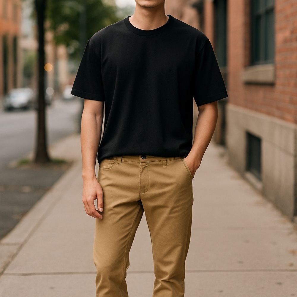 Men’s Banana Republic Tan Travel chinos